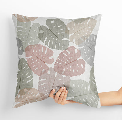 Federa foglie Monstera terracotta