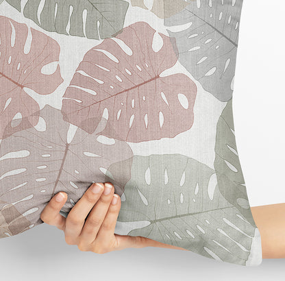 Federa foglie Monstera terracotta