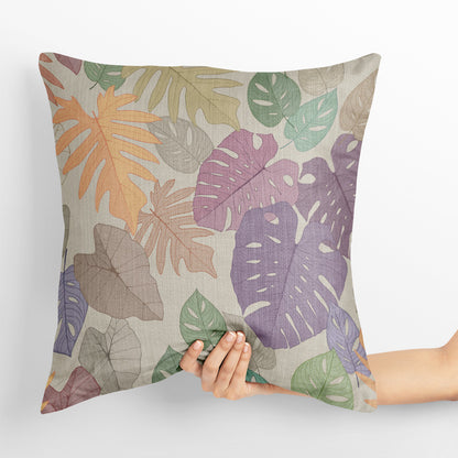 Cuscino TROPICAL LEAVES light