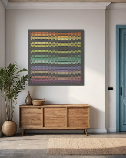 Dipinto su tela STRIPES rainbow