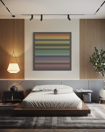 Dipinto su tela STRIPES rainbow
