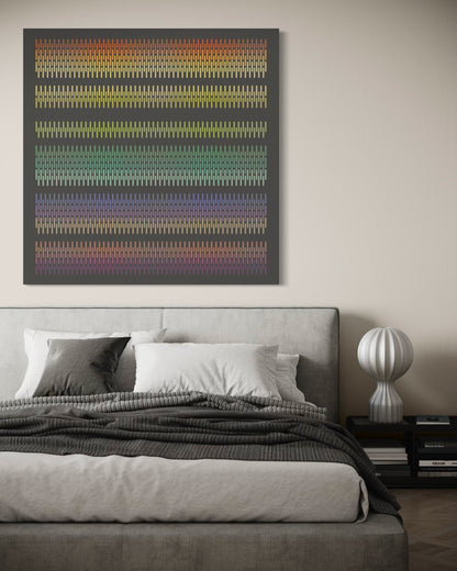 Dipinto su tela STRIPES rainbow