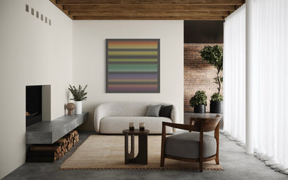 Dipinto su tela STRIPES rainbow