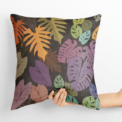 Cuscino TROPICAL LEAVES dark
