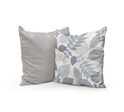 Cuscino LEAVES blu polvere