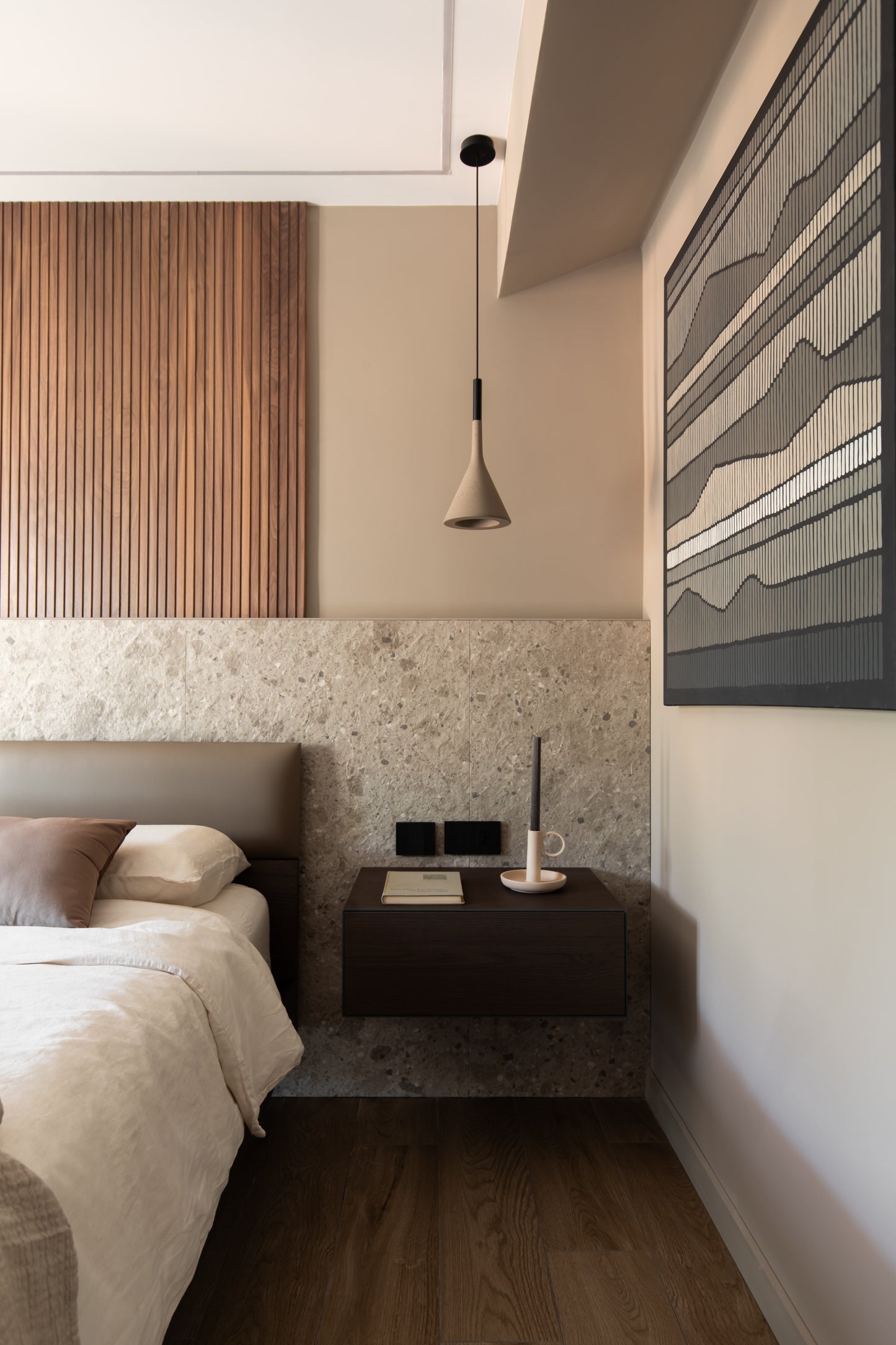 Dipinto LEVELS warm gray