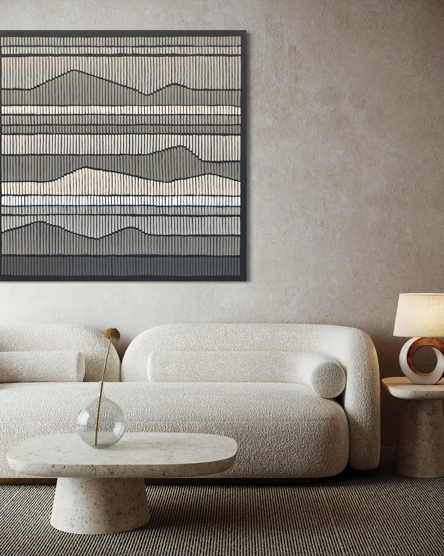 Dipinto LEVELS warm gray