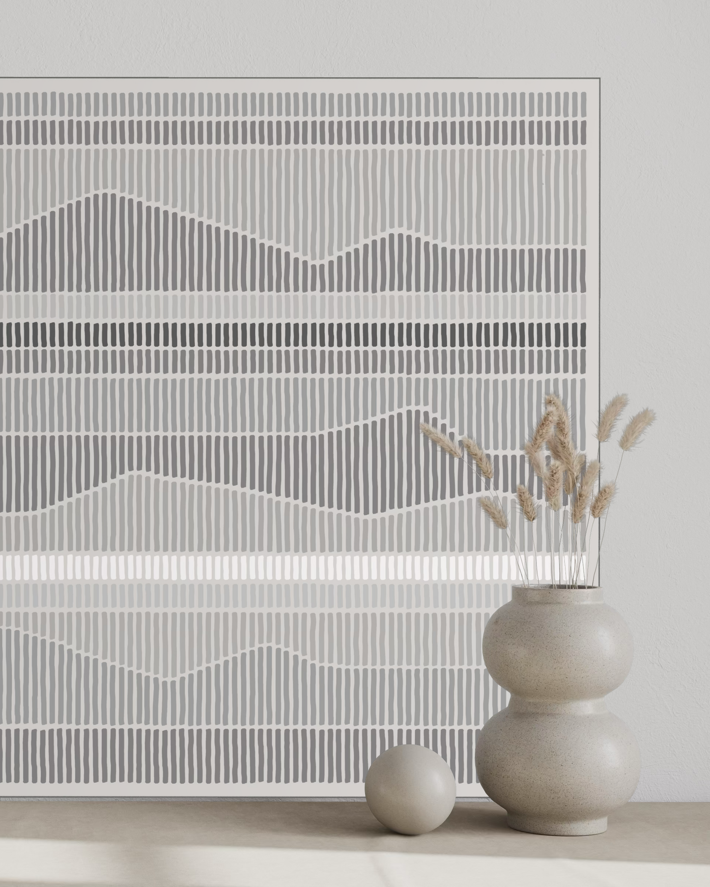 Dipinto su tela LEVELS light gray