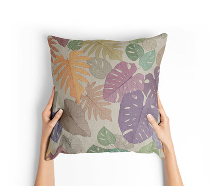 Cuscino TROPICAL LEAVES light