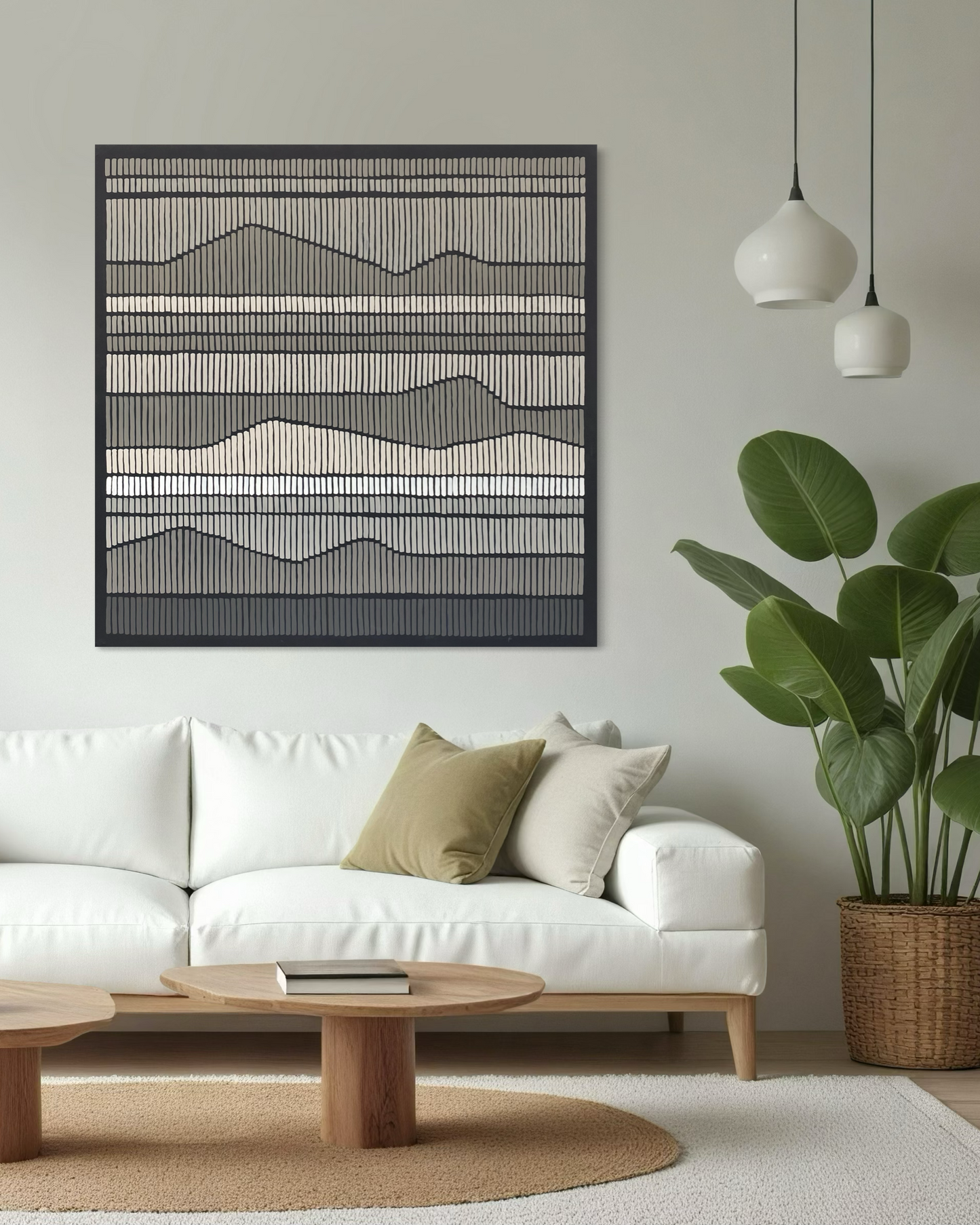 Dipinto LEVELS warm gray